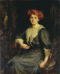 Miss Chloe Preston, ca 1909 (olja på duk)