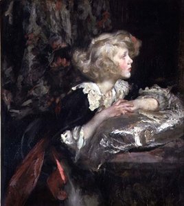 Porträtt av Lady Diana Manners, senare Lady Diana Cooper