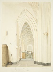 North Aisle of St Mary Redcliffe, ser österut av James Johnson