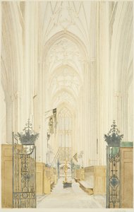 Transept av St Mary Redcliffe, tittar söderut av James Johnson