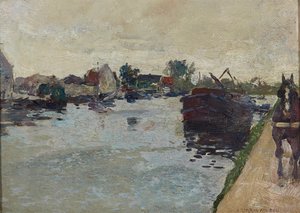 The Tow Path (olja på duk)