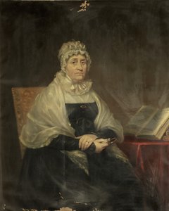 Porträtt av Mrs Ward, ca 1809 (olja på duk)