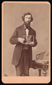 Porträtt av Samuel Edward Warren 1831-1909, före 1877. av James M Capper
