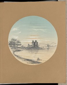 [Ruiner på stranden] av James Makgill Heriot Maitland