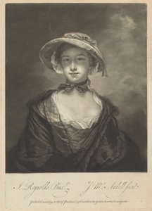Catherine Chambers (född Moore) av James McArdell