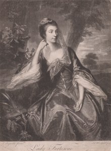 Lady Fortescue av James McArdell