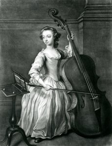 Porträtt av Benjamin Hallett (mezzotint) av James McArdell