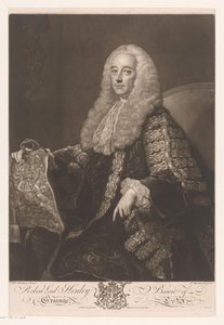 Porträtt av Robert Henley Robert Lord Henley Baron of Grainge (titel på objektet)