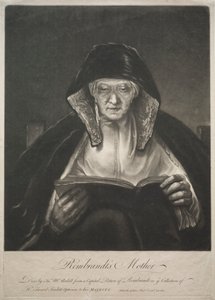 Rembrandts mor av James McArdell