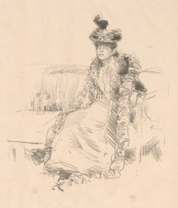 En kvinna som sitter av James Abbott McNeill Whistler
