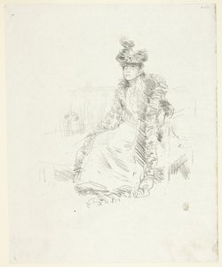 En kvinna som sitter av James Abbott McNeill Whistler