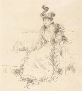 Sittande dam av James McNeill Whistler