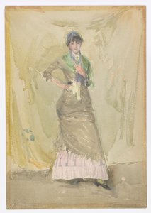 En anteckning i grönt av James Abbott McNeill Whistler