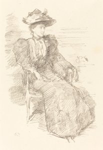 Ett porträtt: Mildred Howells av James Abbott McNeill Whistler