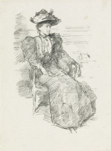 Ett porträtt: Mildred Howells av James Abbott McNeill Whistler