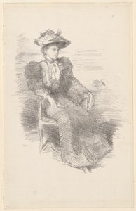 Ett porträtt: Mildred Howells av James Abbott McNeill Whistler