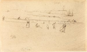 En skiss på Dieppe av James Abbott McNeill Whistler