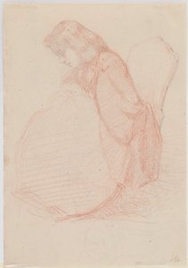 En tvåsidig teckning av Fumette och dansande clowner av James Abbott McNeill Whistler