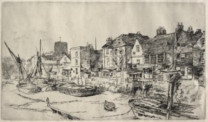 "Adam och Eva"-krogen, gamla Chelsea av James McNeill Whistler