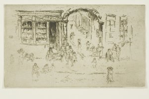 Archway, Bryssel av James Abbott McNeill Whistler