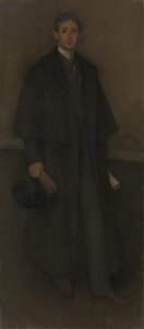 Arrangemang i köttfärg och brunt: Porträtt av Arthur Jerome Eddy av James McNeill Whistler