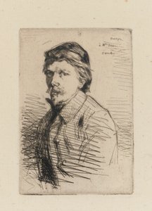Auguste Delatre av James Abbott McNeill Whistler