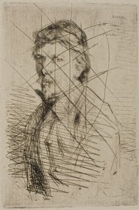 Auguste Delâtre, tryckare av James McNeill Whistler