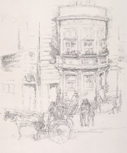 Baksidan av Gaiety Theatre av James McNeill Whistler