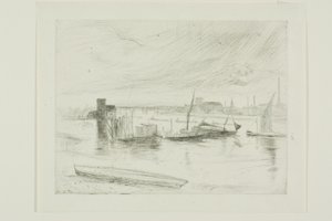 Battersea Dawn (Cadogan Pier) av James Abbott McNeill Whistler