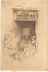Bead-stringers av James Abbott McNeill Whistler
