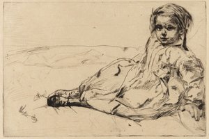 Bibi Valentin av James Abbott McNeill Whistler