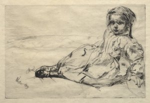 Bibi Valentin av James McNeill Whistler