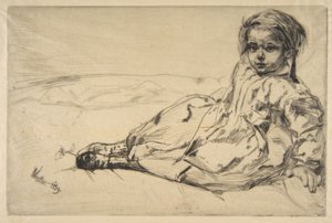 Bibi Valentin av James McNeill Whistler