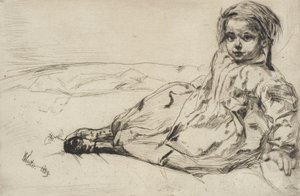 Bibi Valentin av James McNeill Whistler