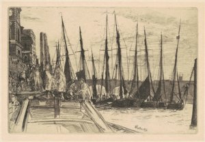 Billingsgate av James Abbott McNeill Whistler