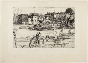 Svarta Lejonets kaj av James McNeill Whistler