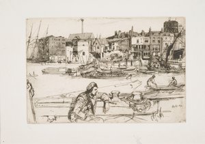 Svarta Lejonets kaj av James McNeill Whistler