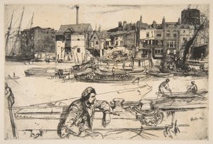 Black Lion-kajen av James McNeill Whistler