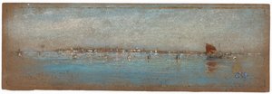 Blått och silver — öarna, Venedig av James Abbott McNeill Whistler