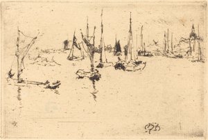 Båtar, Dordrecht av James Abbott McNeill Whistler