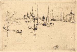 Båtar, Dordrecht av James McNeill Whistler