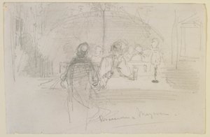 Bryggeri i Mainz av James Abbott McNeill Whistler