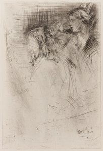 Borstar håret av James Abbott McNeill Whistler