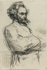 C.L. Drouet, skulptör av James Abbott McNeill Whistler