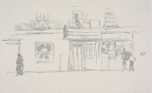Chelsea butiker av James Abbott McNeill Whistler