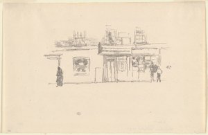 Chelsea butiker av James Abbott McNeill Whistler