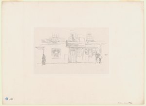 Chelsea butiker av James Abbott McNeill Whistler