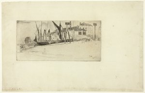 Chelsea Wharf av James Abbott McNeill Whistler