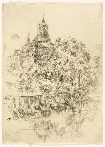 Chateau de Verneuil, Touraine av James Abbott McNeill Whistler
