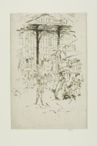 Klädbyte, Houndsditch, nr 2 av James Abbott McNeill Whistler